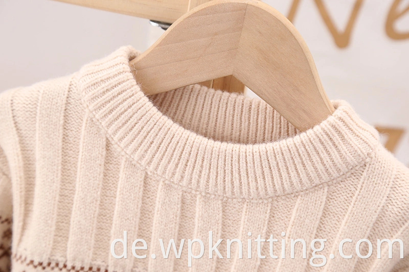 Baby Winter Mode Kleidung warmes Strickwaren Pullover Weihnachten Freizeitpullover